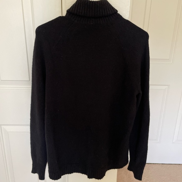 Jcrew black turtleneck sweater - Picture 3 of 4